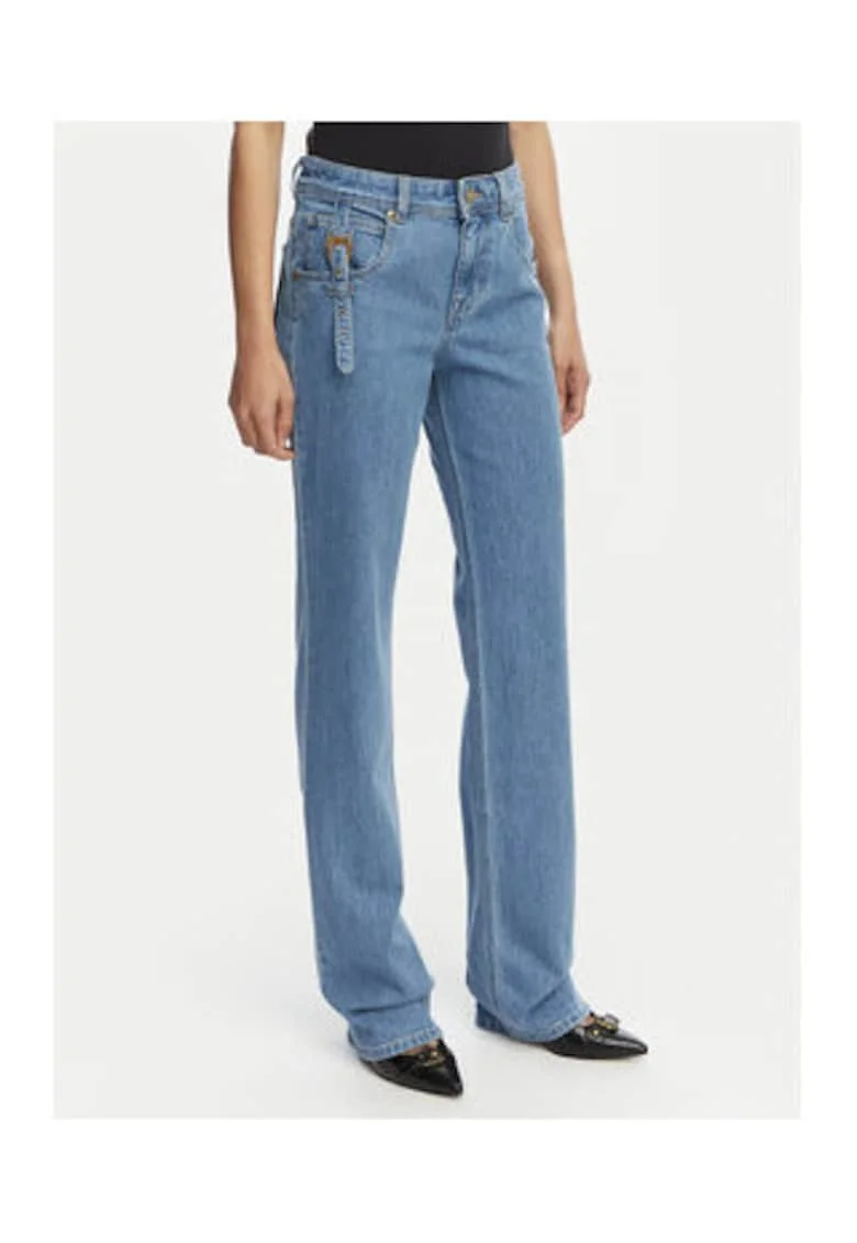 Blugi dama,  skinny, albastru, bumbac