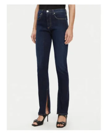 Blugi dama,  super skinny, albastru, bumbac,