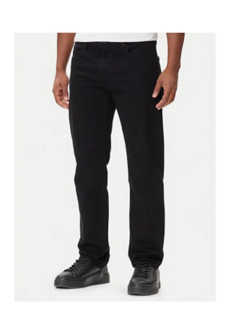 Blugi barbati,  bleumarin, croiala skinny, bumbac,