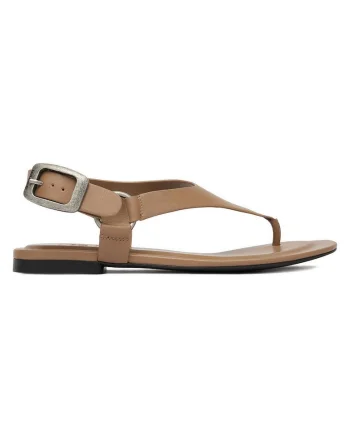 Sandale dama G-Star Raw, piele naturala, inchidere cu catarama, Bej