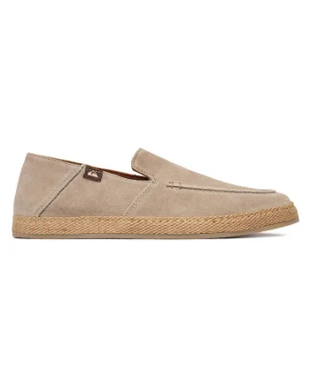 Espadrile barbati  piele intoarsa, casual, bej