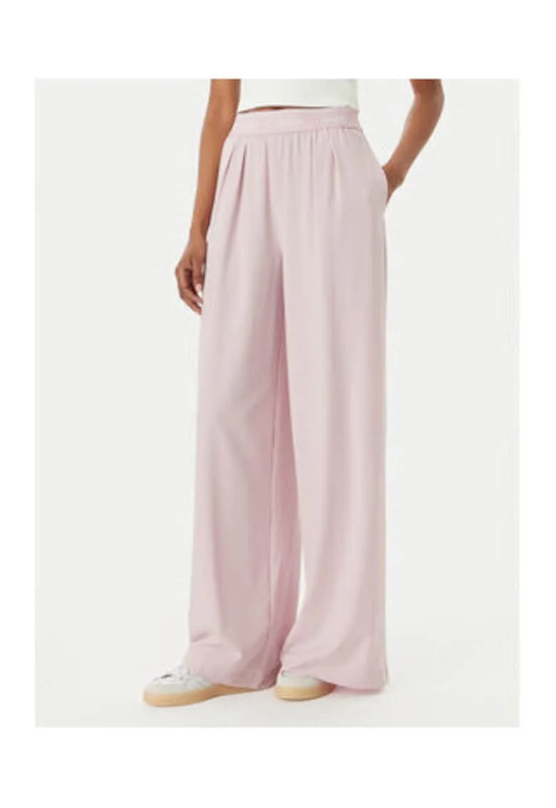 Pantaloni  Active regular fit roz, Roz