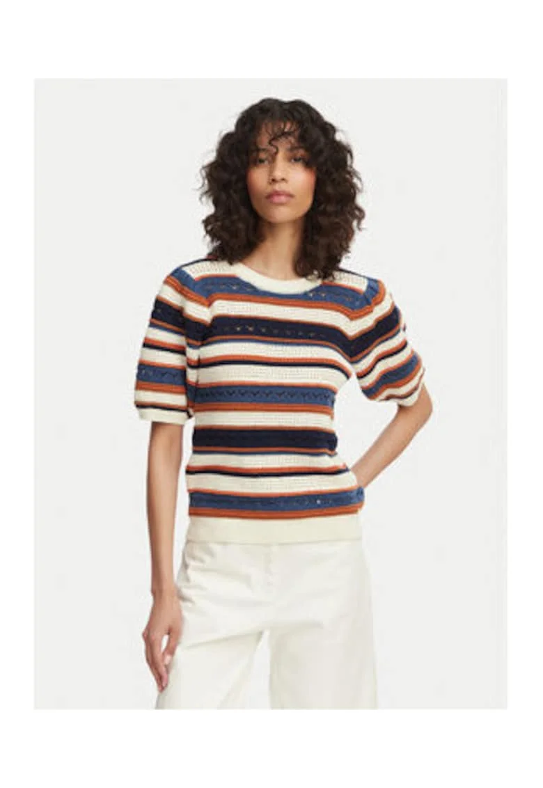 Pulover dama,  colorat, bumbac, multicolor
