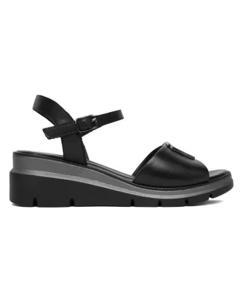 Sandale negre cu platformă, Negru