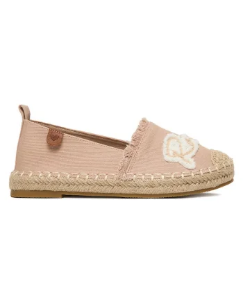 Espadrile  pentru fete, bej, material textil, stil casual