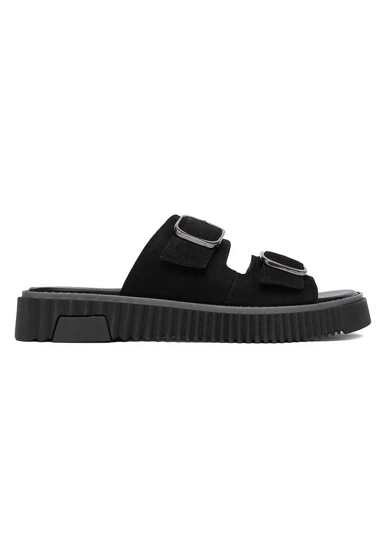 Papuci  dama, negru, Negru