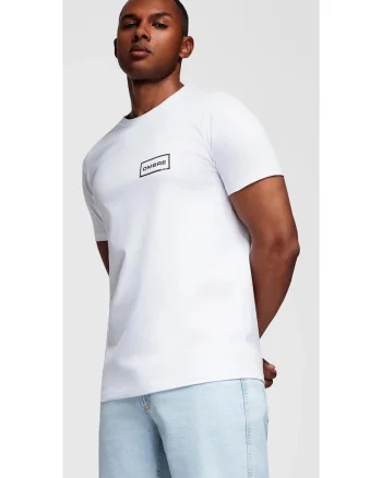 Tricou tricotat cu imprimeu  OM-TSPT-0231, Alb
