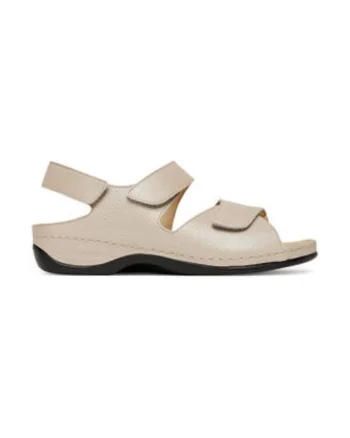 Sandale dama,  305479150, piele naturala, bej