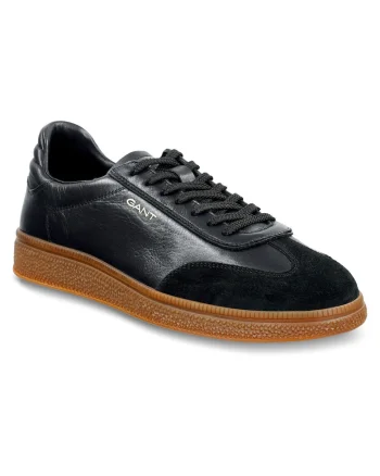 Tenisi barbatesti,  305603470, piele naturala, negru