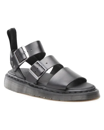 Sandale de dama, Dr Martens, 300252468, piele naturala, negru,