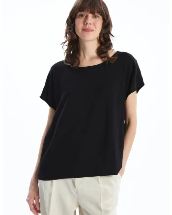 Bluza cu decolteu rotund