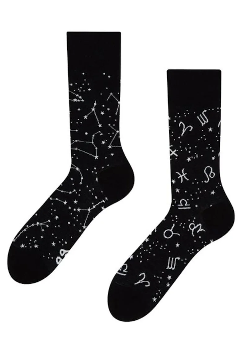Sosete cu constelatii  Zodiac Signs, Negru