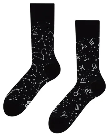 Sosete cu constelatii  Zodiac Signs, Negru