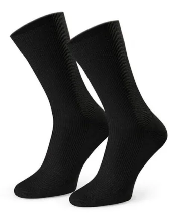 Sosete fara presiune raiate  S018, Negru