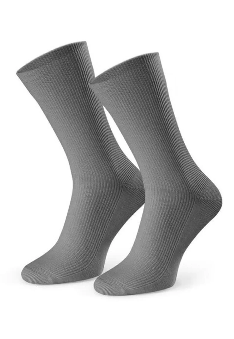Sosete fara presiune raiate  S018, Gri
