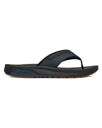 Slapi barbatesti  bleumarin, material sintetic, usori si confortabili