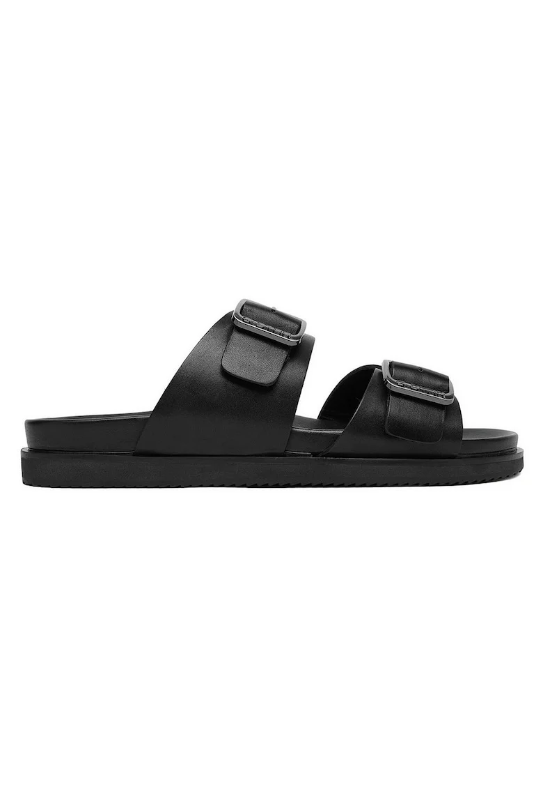 Papuci G-Star Raw, piele naturala, negru, Negru