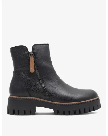 Ghete dama  5905588095354, Piele naturala, Negru, Negru