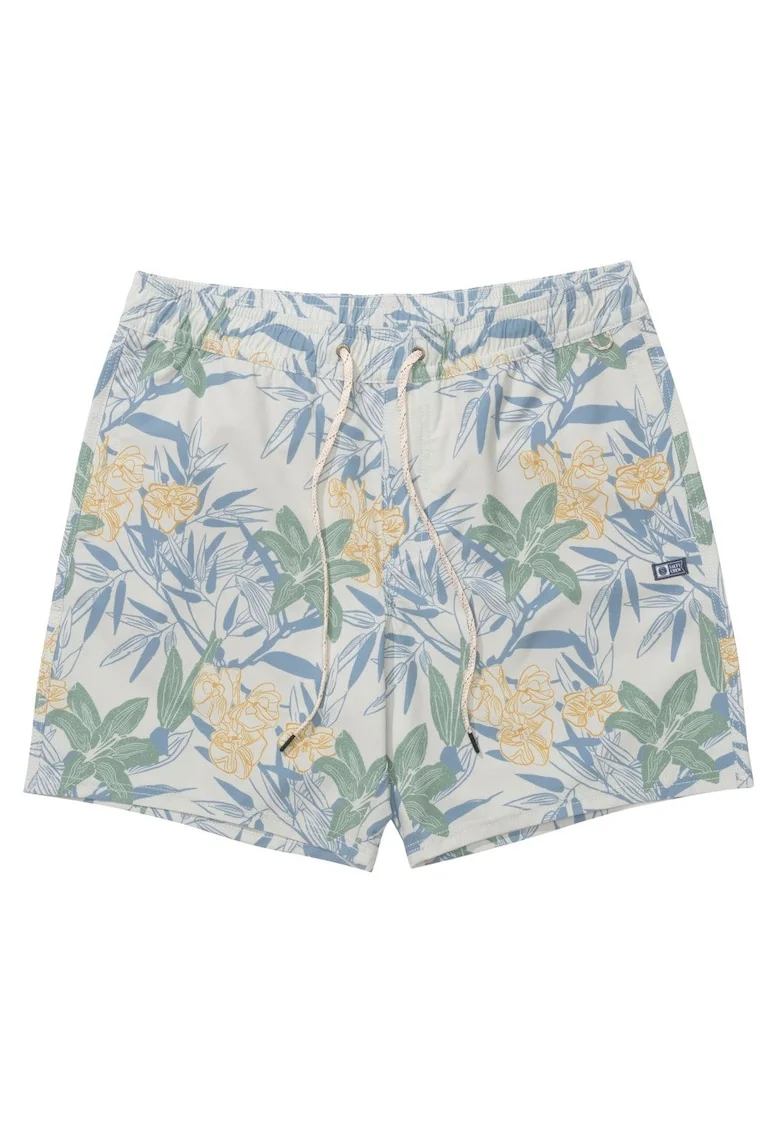 Pantaloni scurti de baie cu print floral,