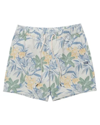 Pantaloni scurti de baie cu print floral,