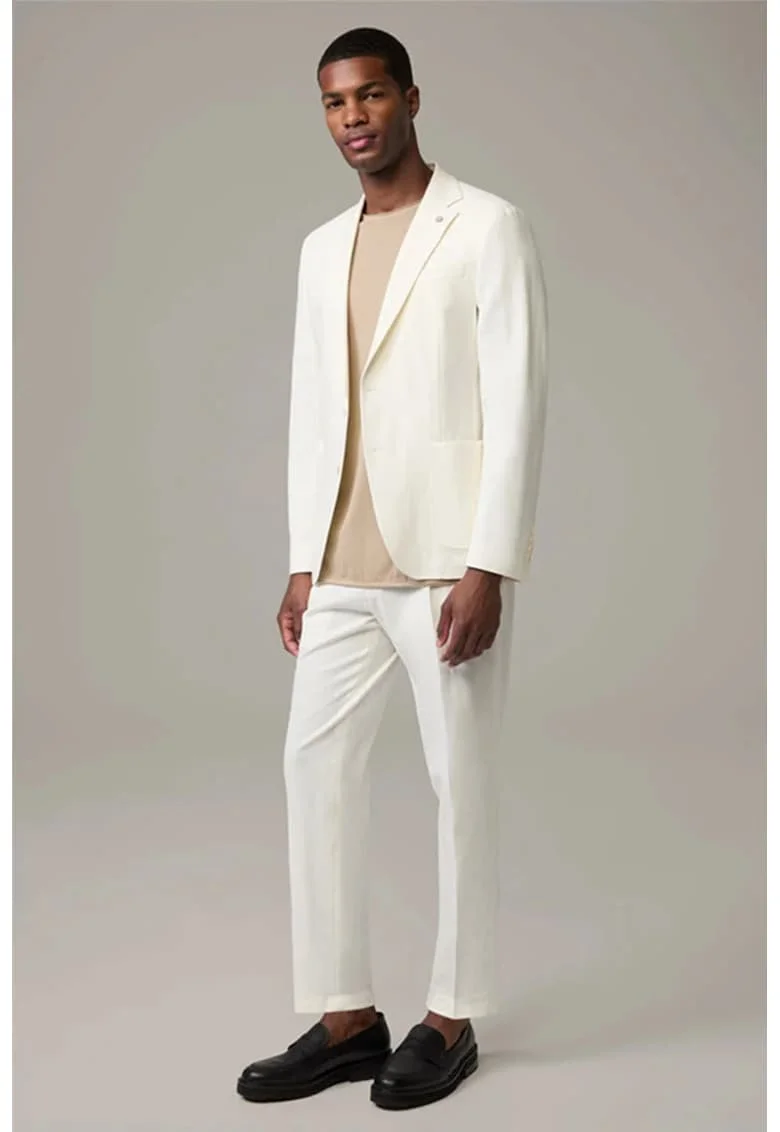 Sacou slim fit cu inchidere la un singur rand de nasturi STR1