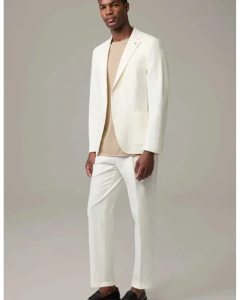 Sacou slim fit cu inchidere la un singur rand de nasturi STR1