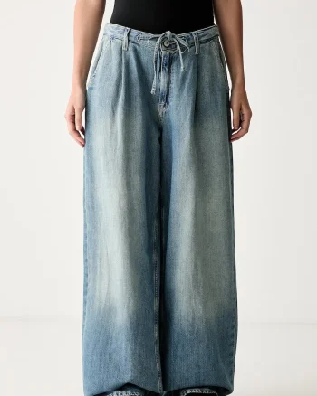 Tommy Jeans blugi loose pentru femei