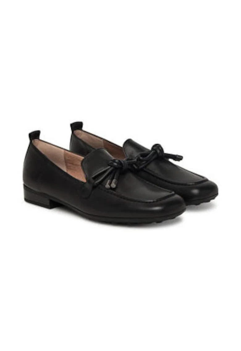dama,  piele naturala, negru, Negru
