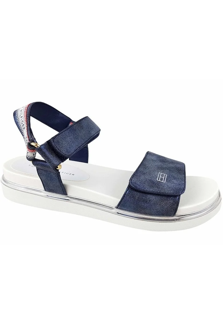 Sandale dama,  721383, Sintetic, Bleumarin