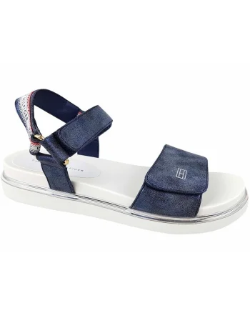 Sandale dama,  721383, Sintetic, Bleumarin