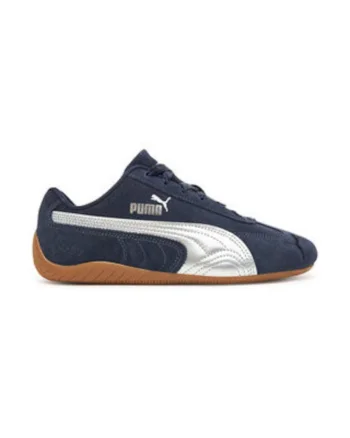Tenisi unisex,  albastru/alb, piele naturala