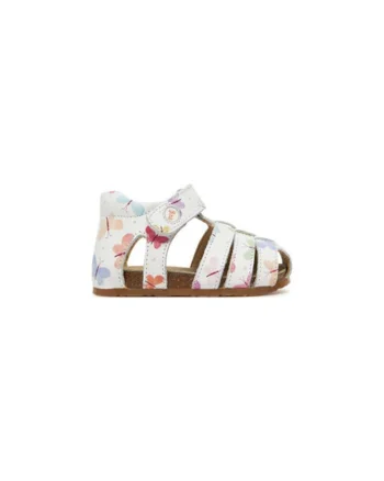 Sandale fete,  piele naturala, multicolor, Multicolor