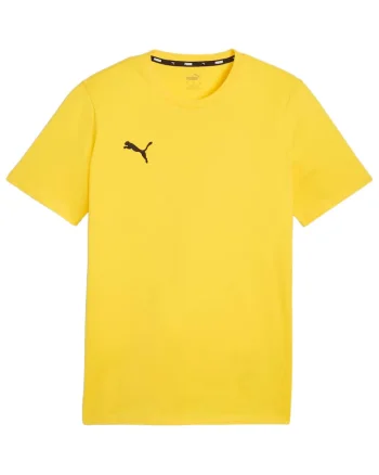 Tricou barbatesc  Team Goal, galben, bumbac, croiala regulata
