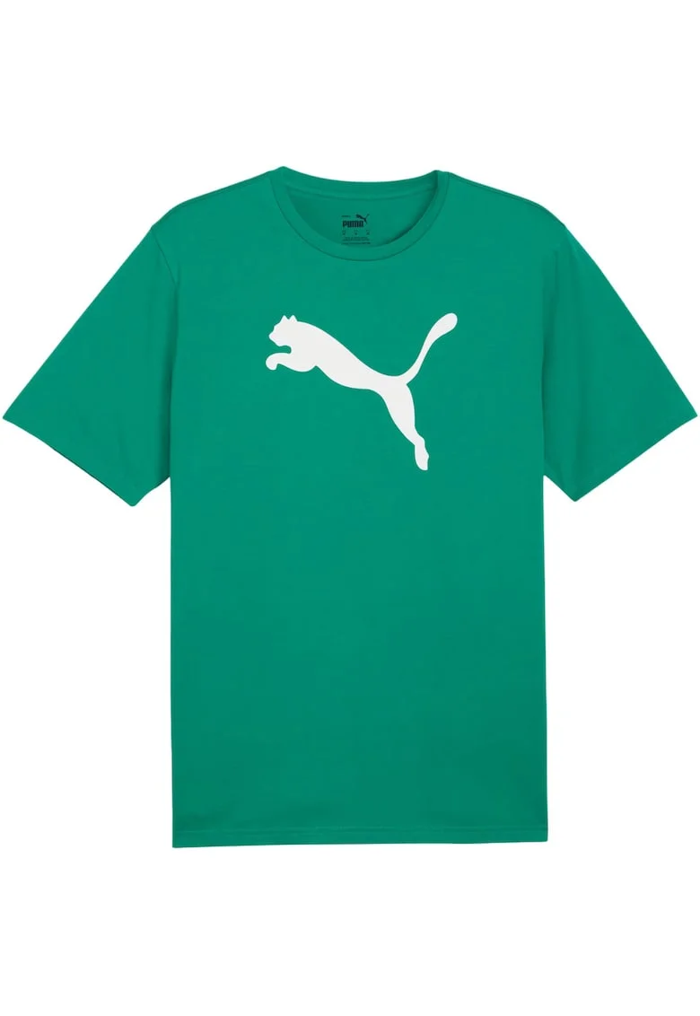 Tricou barbatesc  Team Rise, bumbac, verde, logo mare