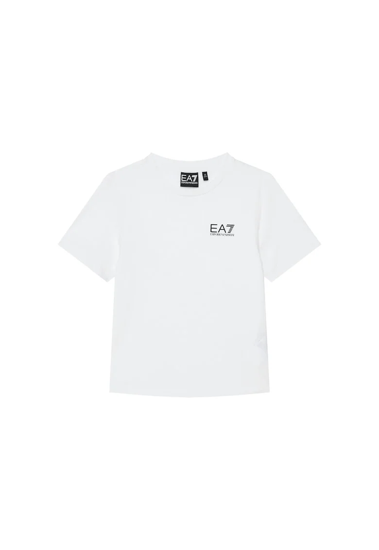Tricou copii,  bumbac, alb,