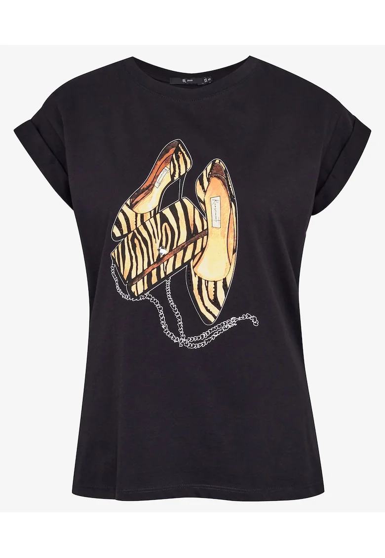 Tricou cu animal print,