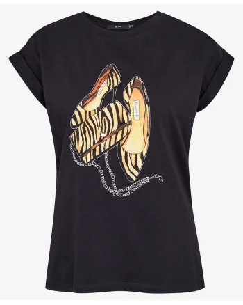 Tricou cu animal print,