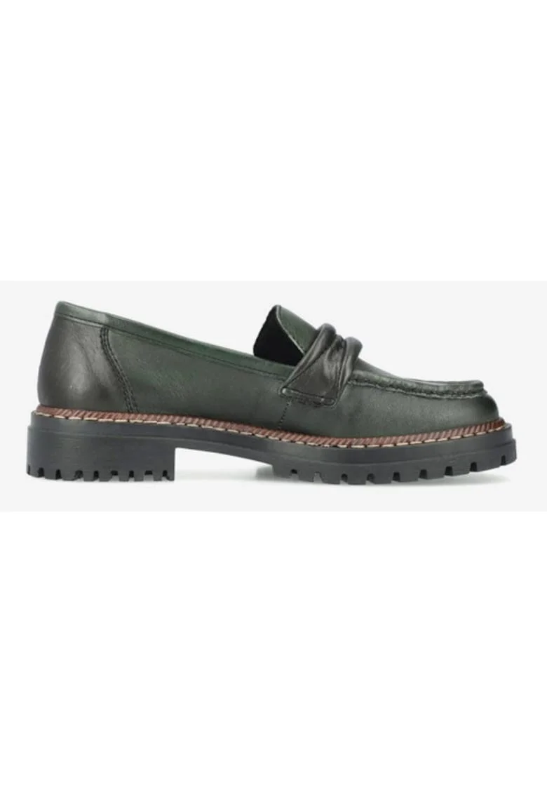 Pantofi loafer din piele cu detaliu logo,