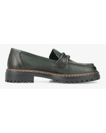 Pantofi loafer din piele cu detaliu logo,