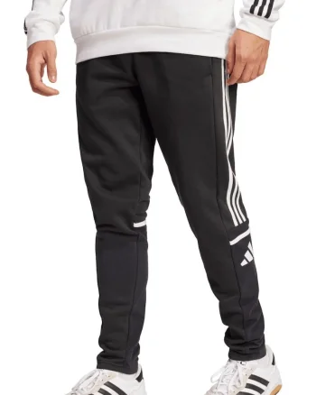Pantaloni de trening  Squadra 25, negri, bumbac/poliester,