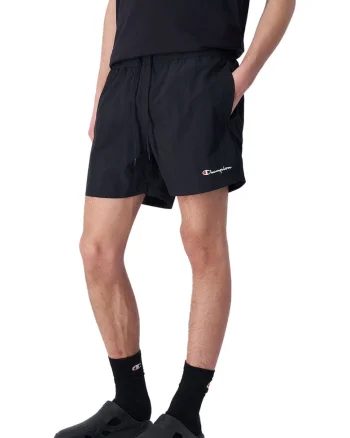 Costum de baie,  sort scurt, negru, poliester,
