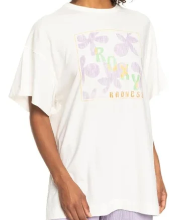 Tricou supradimensionat din amestec de canepa Sweet Flower,
