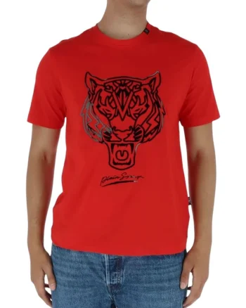 Tricou cu imprimeu lucios,