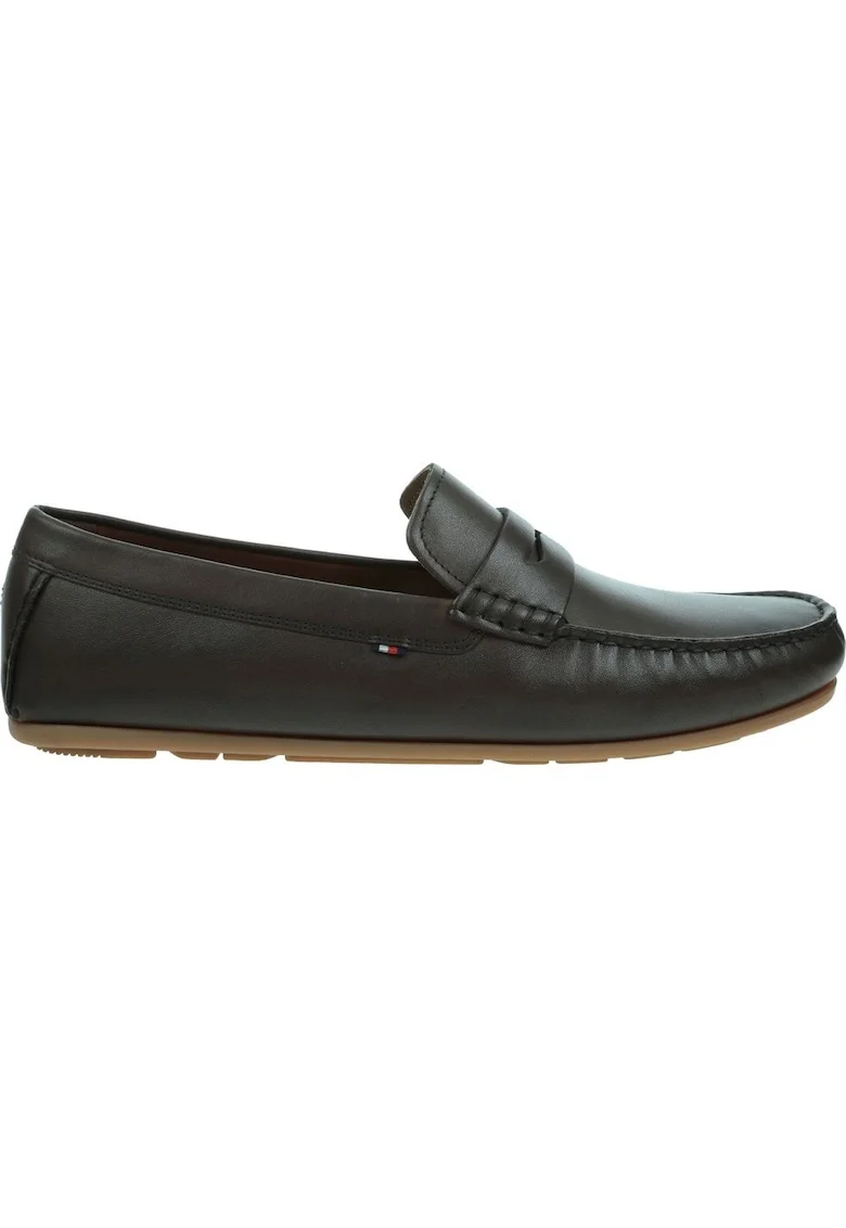 Mocasini barbati FM0FM04810GV0,  Piele naturala, Negru