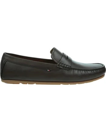 Mocasini barbati FM0FM04810GV0,  Piele naturala, Negru