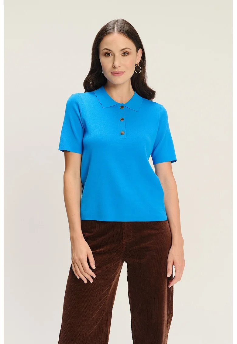 Tricou polo uni, Albastru royal