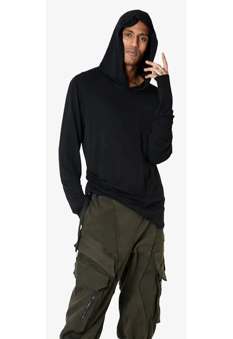 Hanorac slim fit uni,