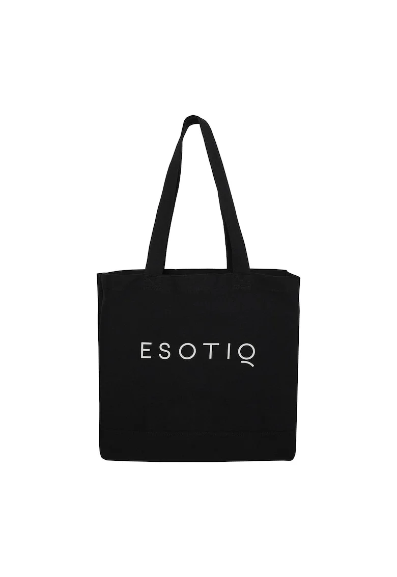 Geanta shopper din panza, Canvas  One Size, Negru