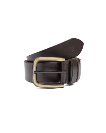 Curea din piele naturala, Maro