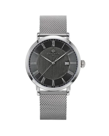 Ceas Barbati,  Ravenna GWQS011236 argintiu, Negru